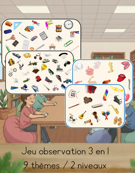 Jeu observation 3 en 1