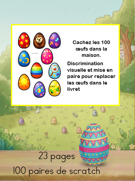les 100 oeufs de pâques des petits