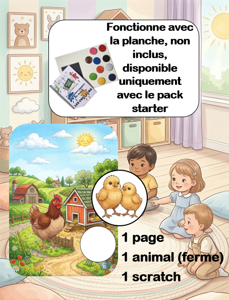 Livret magnétique Maman et son petit