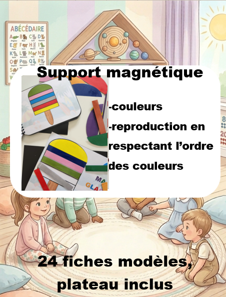 Pack démarrage glace multicolore