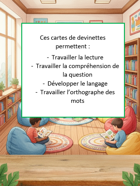 Les cartes devinettes